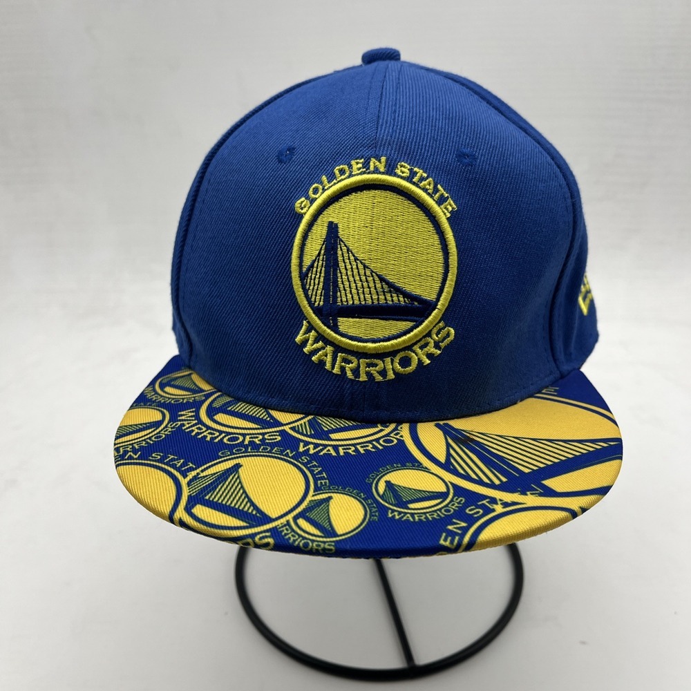 Golden State Warriors New Era Hardwood Classics NBA SnapBack Hat Blue Bridge